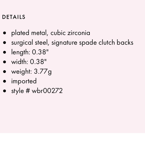 Kate Spade Something Sparkly Star Stud earrings in silver - Picture 5 of 6